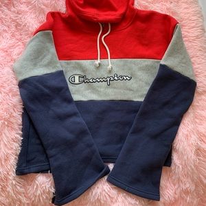Champion Reverse Reverse Weave Cropped Hoodie